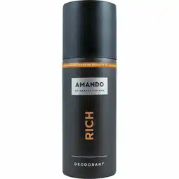 Plein.nl Amando Deodorant Rich 150 ml aanbieding