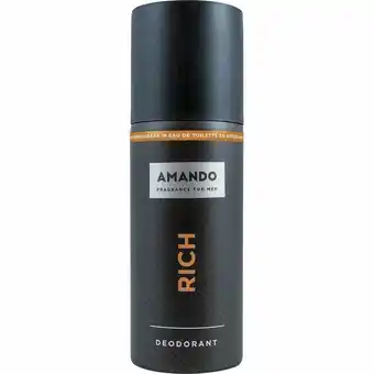 Plein.nl Amando Deodorant Rich 150 ml aanbieding