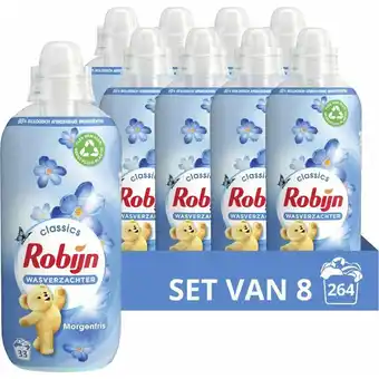 Plein.nl 8x Robijn Wasverzachter Morgenfris aanbieding