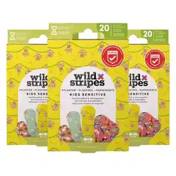 Plein.nl 3x Wild Stripes Pleisters Kids aanbieding