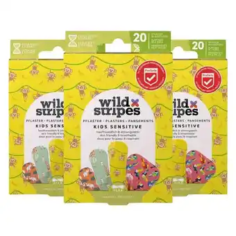 Plein.nl 3x Wild Stripes Pleisters Kids aanbieding