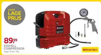 Praxis EINHELL COMPRESSOR aanbieding
