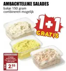 MCD Supermarkt AMBACHTELIJKE SALADES aanbieding