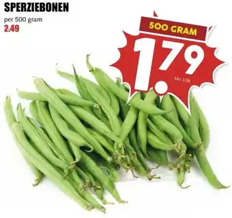 MCD Supermarkt SPERZIEBONEN aanbieding