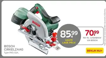 Praxis BOSCH CIRKELZAAG aanbieding