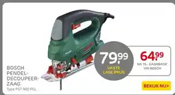 Praxis BOSCH PENDEL- DECOUPEER- ZAAG aanbieding