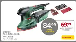 Praxis BOSCH MULTISCHUUR- MACHINE aanbieding