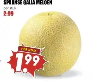 MCD Supermarkt SPAANSE GALIA MELOEN aanbieding