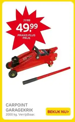 Praxis CARPOINT GARAGEKRIK aanbieding