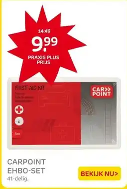 Praxis CARPOINT EHBO-SET aanbieding