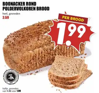 MCD Supermarkt BOONACKER ROND POLDERVOLKOREN BROOD aanbieding