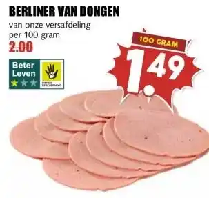 MCD Supermarkt BERLINER VAN DONGEN aanbieding