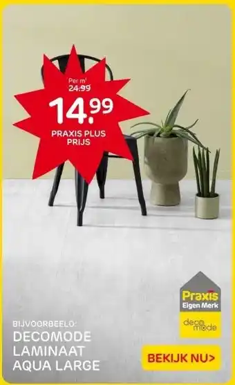 Praxis DECOMODE LAMINAAT AQUA LARGE aanbieding