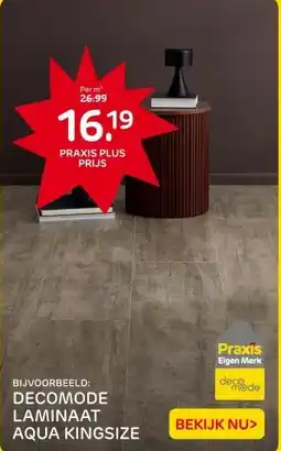 Praxis DECOMODE LAMINAAT AQUA KINGSIZE aanbieding