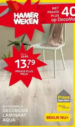 Praxis DECOMODE LAMINAAT AQUA aanbieding