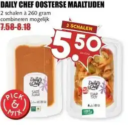 MCD Supermarkt DAILY CHEF OOSTERSE MAALTIJDEN aanbieding