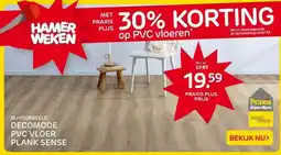 Praxis DECOMODE PVC VLOER PLANK SENSE aanbieding