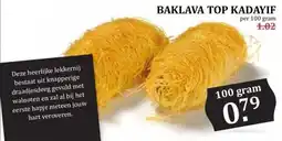 MCD Supermarkt BAKLAVA TOP KADAYIF aanbieding