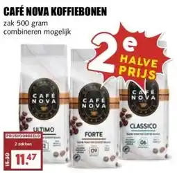 MCD Supermarkt CAFÉ NOVA KOFFIEBONEN aanbieding
