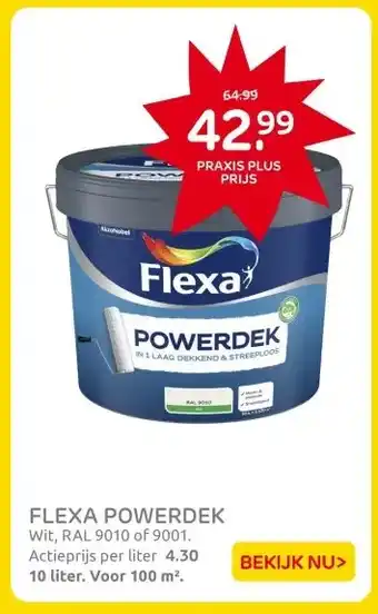Praxis FLEXA POWERDEK aanbieding