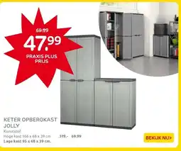 Praxis KETER OPBERGKAST JOLLY aanbieding