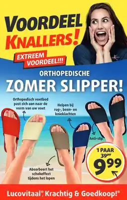 Lucovitaal ORTHOPEDISCHE ZOMER SLIPPER! aanbieding