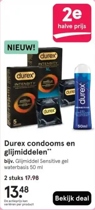 Etos Durex condooms en glijmiddelen aanbieding