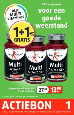 Lucovitaal ALLE MULTI VITAMINES aanbieding