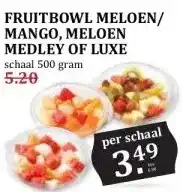 MCD Supermarkt FRUITBOWL MELOEN/ MANGO, MELOEN MEDLEY OF LUXE aanbieding