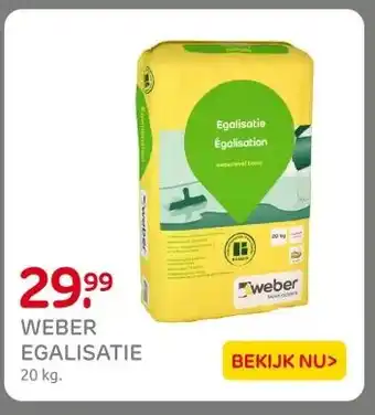 Praxis WEBER EGALISATIE aanbieding