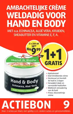 Lucovitaal HAND EN BODY aanbieding