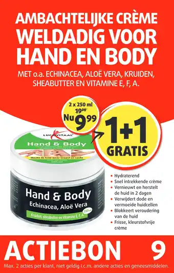 Lucovitaal HAND EN BODY aanbieding