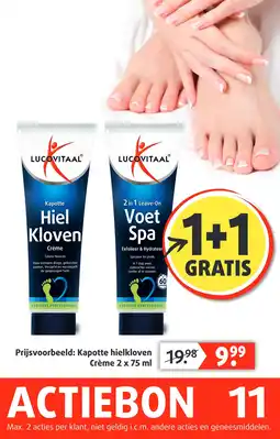 Lucovitaal Hiel Kloven en Voet Spa aanbieding