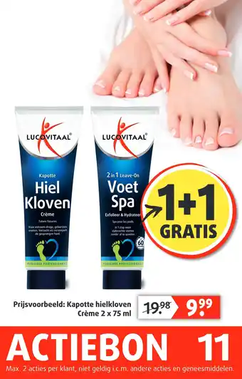Lucovitaal Hiel Kloven en Voet Spa aanbieding