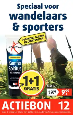 Lucovitaal Kamfer Spiritus Voetcrème aanbieding