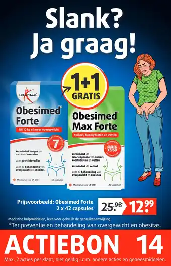 Lucovitaal Obesimed Max Forte aanbieding