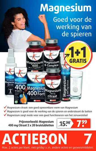 Lucovitaal Magnesium aanbieding