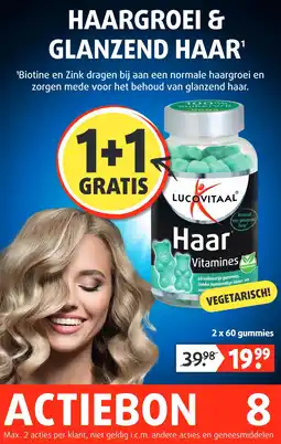 Lucovitaal HAARGROEI & GLANZEND HAAR aanbieding