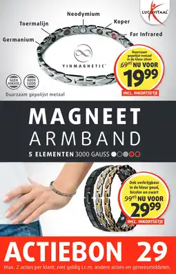 Lucovitaal MAGNEET ARMBAND aanbieding