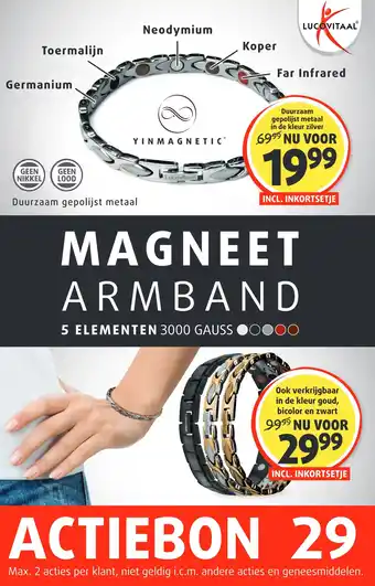 Lucovitaal MAGNEET ARMBAND aanbieding