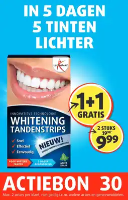 Lucovitaal WHITENING TANDENSTRIPS aanbieding