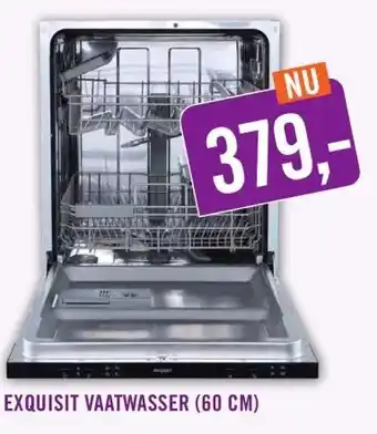 Keukendepot EXQUISIT VAATWASSER aanbieding