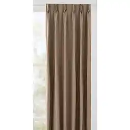 Leen Bakker Gordijnstof Vince - Taupe aanbieding