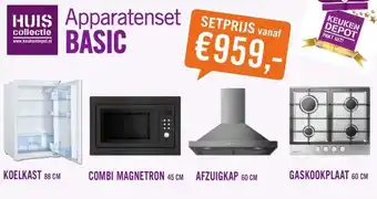 Keukendepot Apparatenset BASIC aanbieding
