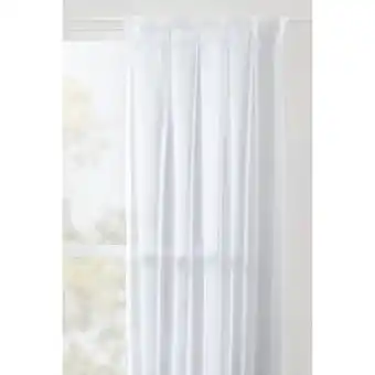 Leen Bakker Gordijn Lisa - wit - 280x140 cm (1 stuk) aanbieding