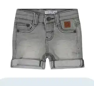 Jola Mode Baby jongens short dirkje grey denim aanbieding