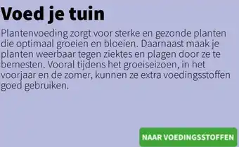 Intratuin Voed je tuin aanbieding