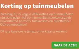 Intratuin Korting op tuinmeubelen aanbieding