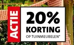 Intratuin 20% KORTING OP TUINMEUBELEN* aanbieding