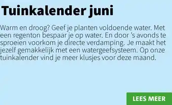 Intratuin Tuinkalender juni aanbieding